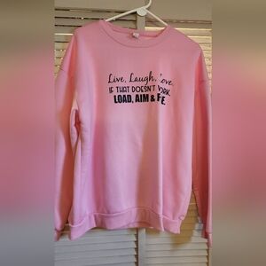 Pink Graphic Sweatshirt